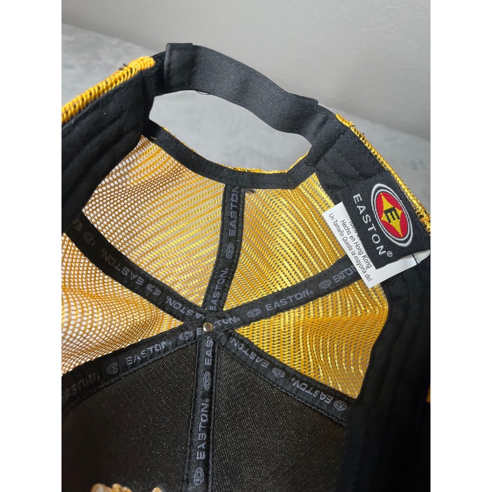 EASTON Hockey Trucker Hat Cap Black Gold Mesh Adjustable One Sz  Fits Most Sport - Picture 6 of 12